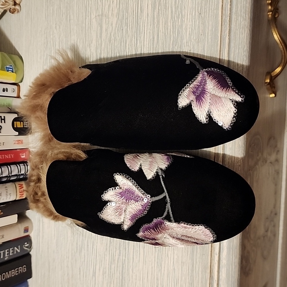 New gia couture mules beautiful Velvet black size 39